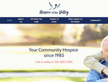 Tablet Screenshot of hospiceofthevalley.net