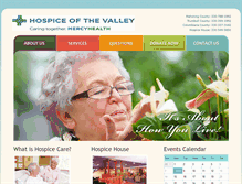 Tablet Screenshot of hospiceofthevalley.com